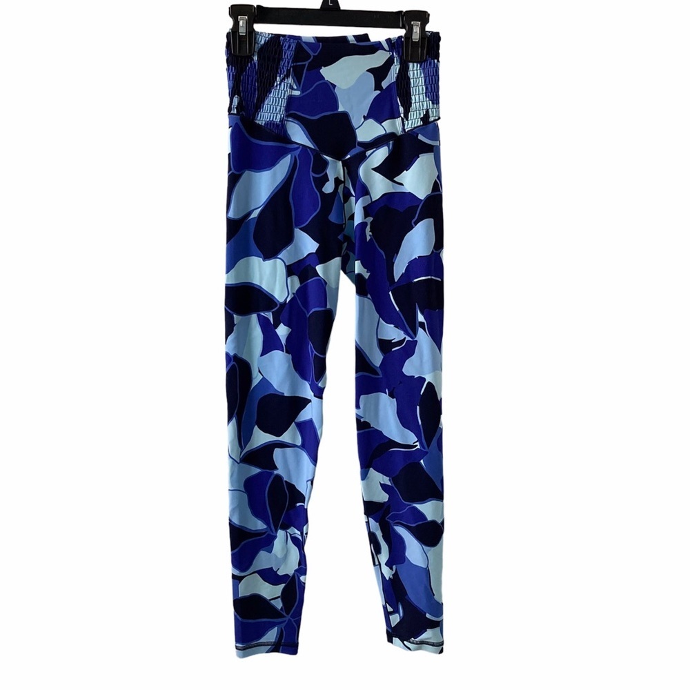 2/$15 OFF/LINE by Aerie blue and black mid rise 7/8 leggings small